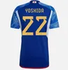 Japan 2022 Soccer Jerseys m￥lvakt Home Away Minamino Osako Nagatomo Yoshida Atom 2023 Japanese 22 23 Child Football Shirts Honda Men Kid Kit Women Player version