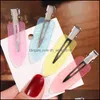 Hair Clips Barrettes Traceless Candy Color Hair Clips Hairdressing Make Up Hairpin Small Leaf Duckbill Clip Transparent Girl Child J Dhd8S