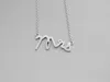 30PCS Dainty Cursive Mrs Letter Necklaces Stainless Steel Luxury English Word Name Pendant for Ladies Female Wife Wedding Bridal without Box