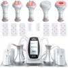 Professionell Lipolaser Ultraljud Slantmaskin Vakuum RF Design Portable 6 i 1 80K Cavitation Beauty Salon Equipment