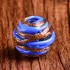 Beads 14mm Round Clew Shape Handmade Lampwork Glass Loose For Jewelry Making DIY Crafts Findings