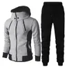 2022 m￤n casual tracksuit v￥r ny tv￥stycken upps￤ttningar m￤ns sportkl￤der jogger outfit set hoodies byxor manliga sportdr￤kt kl￤der