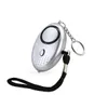 DHL Scream Loud Keychain Alarms 선물 선물 130dB 계란 모양 자체 방어 알람 여자 보안 보안 경보 개인 안전 FY7620 P0927