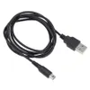 Svart 1,2 m USB -laddningsladdningskabel för Nintendo 3DS NDSI XL LL DSI DS Lite DSL NDSL Game Console Power Charge Line