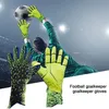 Luvas esportivas bolas espessadas goleiro de futebol predador luvas homens crianças goleiro crianças treinamento de futebol guantes de port264r