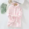 Autumn Winter baby barn pyjamas sömnkläder robe flanell varm badrock för flickor pojkar pyjamas 4-12 år tonåringar barnsklänning 20220927 e3