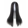 합성 가발 New Black Split Long Straight Women 's Chemical Fiber 고온 실크 가발 220927