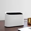 Waste Bins 1PC Mini Small Desktop Garbage Basket Home Table Plastic Trash Can Office Supplies Dustbins Sundries Barrel Box 220927