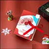 Рождественские украшения 50%скидка рождественской коробки Magic Book Gift Bacd Candy Пусто