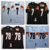 Mitchell et Ness Vintage Football 36 Jerome Bettis Maillots cousus 43 Troy Polamalu 58 Jack Lambert 33 Merril Hoge 47 Mel Blount 52 Mike Webster Jersey Man S-XXXL