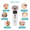 Massageador Facial 3 em 1 Mini Hifu Face Machine Ultrasound RF EMS Beauty Device Lifting Pescoço Aperto Rejuvenescimento da Pele Produto para Cuidados com a Pele 220926