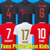 22 23 بايرن ميونخ لكرة القدم جيرسي DE LIGT TEL SANE 2022 2023 قميص كرة القدم HERNANDEZ GORETZKA GNABRY camisa de futebol top thailand kids kits