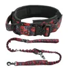 Dog Collars Leashes Rope Tactical collar Outdoor Medium and Large Training Traction Collar Nylon Adjustable Wearresistant Leash Belt 220923