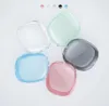 For Airpods Max Airpods Fit pro Pu Eva Headphone Accessories Solid Silicone High End Custom Waterproof Ykk Zipper Protective Hard Storage Headphones Travel Case