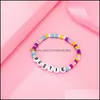 Feest gunst feest voorkeur kinderen acylische armband glazen bonen polsbandjes love lovel loste