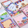 Simpatico cartone animato Orso Diario di viaggio Memo Pad Kawaii Messaggio Note Blocco note decorativo Carta per appunti Forniture per ufficio di cancelleria