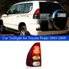 Samochód biegowy hamulca odwrotna lampa ogona dla Toyota Prado 2003-2009 Land Cruiser Dynamic Turn Auto Accessories