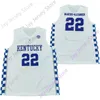 Mitch 2020 Новый колледж NCAA College Kentucky Wildcats Jerseys 22 Gilgeous-Alexander Basketball Jerse