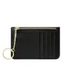 DHL100pcs Card Holder Pu Leather Mini Business ID Credit Card Case Women's KeyChain