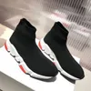 Детская обувь Speed ​​Sneaker Designer High Black Traincers девочки мальчики детские детские детские малыши младенцы ускоряют носки, бег легкая атлетика