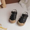 Pantofola Bambini Estate Primavera Sandali di tela Baby Cute Leopard Zebra Print Scarpe causali Ragazzi Traspirante Chiusura con gancio 220924