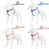 Colliers de chien Laisses Collier de chien Harnais Ceinture Corde de traction Collier de cou suspendu Harnais de poitrine réfléchissant Petit et moyen gilet de chien Harne pour animaux de compagnie 220923