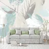 Wallpapers Custom P o Wallpaper Modern Hand Painted Leaves Abstract Art Murals Living Room TV Sofa Bedroom Home Decor Papel De Parede 3D 220927