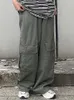 Women's Pants Capris Harajuku Kpop Y2k Baggy Cargo Pants Women Y3k Cyber Japanese Loose Wide Leg Trousers 90S Hippie Pockets Gothic Oversize Pants T220926