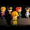 애니메이션 만화 5pcs Q 버전 기괴한 어드벤처 피겨 Jonathan Joestar Dio Brando Erina Joestar Caesar Anthonio Zeppeli PVC 액션 그림 220923