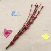 Flores decorativas de 10pcs/lote de 60 cm de comprimento Rattan Bedra pequena e formação de flores para casa de decoração de casamento DIY DIY