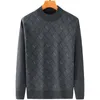 Maglioni da uomo Maglione Uomo Inverno Caldo spesso Dolcevita in cashmere Uomo lavorato a maglia Plaid Slim Fit Pullover Pull Homme Maglieria classica in lana 220927