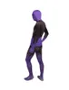 Blackpurple Halloween Mesh Stockings Catsuit Costume Lycar Spandex Full Body Zentai Suit Stage Costumes Club Party Jumpsuit