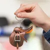 Decorative Figurines Saddle Car Ornament Charm Western Horse Pendant Lovers Ornaments Hangings Charms Acrylic Keychain