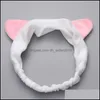 Headbands Lovely Headbands Simplicity Elastic Fashion Simple Hairlace Accessories For Women Face Washing Head Band 1 1Cl K2B Drop Del Dhm9Q