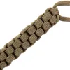 Figuras decorativas 3X Paracord Square Weave Knife Lanyard - Caqui