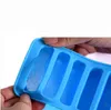 Ice Cube Form Silikoneis -Eiswerkzeuge Eis Eis am Stiel Cube Tablett Eisformpudding Gelee Schokoladenkekse Formk￼che Werkzeug 4 Farben Jnb158