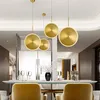 Lâmpadas pendentes Nordic Modern Modern Bedroom Caso Copper Light Voador Voador Restaurante LED de acrílico Creative Soft Lamp Lighting Luters