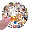 50pcs karikatür süper evcil hayvan çıkartmaları evcil hayvanlar United Sticker Diy dizüstü bilgisayar bagaj kaykay grafti çıkartmaları Çocuk oyuncakları için eğlenceli