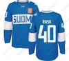 GLA MIT 2016 Puchar Świata w Hockey Finland Team Jersey Komarov Granlund Haula Ristolainen Filppula Vatanen Rask Jokinen Men Men Młodzież Hoceky