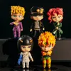 애니메이션 만화 5pcs Q 버전 기괴한 어드벤처 피겨 Jonathan Joestar Dio Brando Erina Joestar Caesar Anthonio Zeppeli PVC 액션 그림 220923