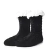 Femmes chaussettes 1 paire hommes hiver épaissir chaud doux coton chaussette maison antidérapant chambre chaussures cadeau de noël tricoté