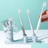 Badrum lagringsorganisation kreativ penna sked kopphållare hushåll plast tandborste arrangör bastillbehör 1 st dro dht3o