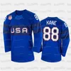 Maillot de hockey Gla C202 Team USA 2022 Auston Matthews Patrick Kane Seth Jones Jack Eichel Matthew Tkachuk Charlie McAvoy Johnny Gaudreau T.J.