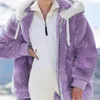 Fourrure femme fausse femme hiver grande taille femme manteau longue veste en peluche chaud épais polaire peluche 220927