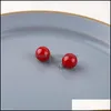 Charms Charms 10pcs 8/10 mm Rojo blanco Redondo Reducido Limitaci￳n de ca￭da de agua para joyas de bricolaje Hacer accesorios de aretes1 Deliv Luckyhxshop Dhur3
