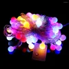 Strings AC85-265V 8 Modos 10m 60LEDSs colorido Snowflake Ball Star Holanda Snowball Bolball Deco Led String Light com plugue de cauda