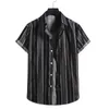 Men's Casual Shirts Men Linen Print Daily Stylish Top Shirt Cowboy Dress