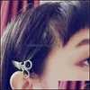 Hair Clips Barrettes Barrettes Retro Hairpin Plated Gold Small Scissors Lovely New Original Side Clip Personality Fashion Woman 0 5D Dhc0W