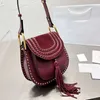 Evening Bags Crossbody Bag Women Shoulder Bags Tassel Handbags Faux Suede Handbag Purse Flip Medium Size Fashion Bags High Quality Removablm