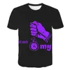 Męskie koszule T-shirt 3D T-shirt Ogaberia koszulka Mężczyźni ubranie Zabawne ręce krótkie rękawowe topy o-drock tee